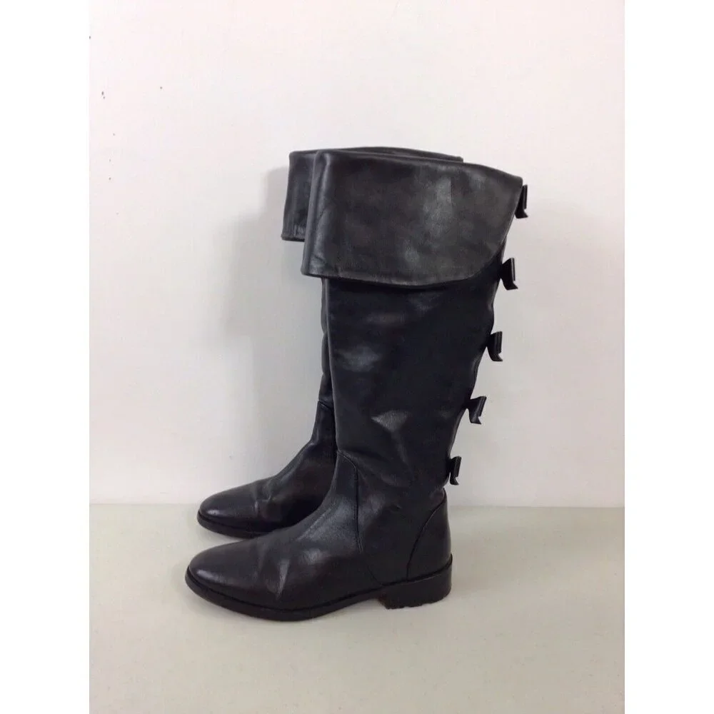 Fabianelli Leather Boots Italy Womens 6.5